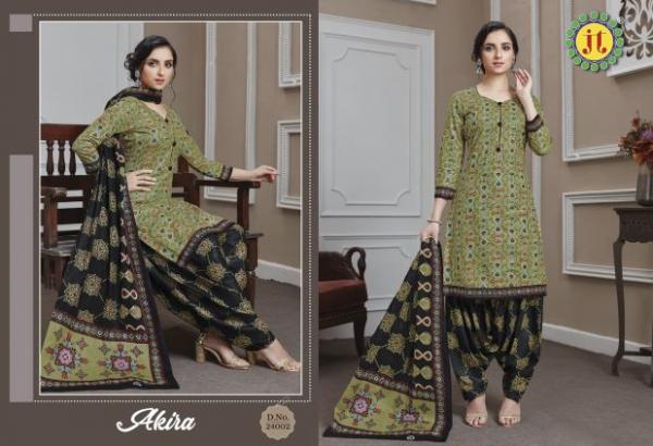 JT Akira Vol-24 Cotton Print Designer Patiyala Dress Materail